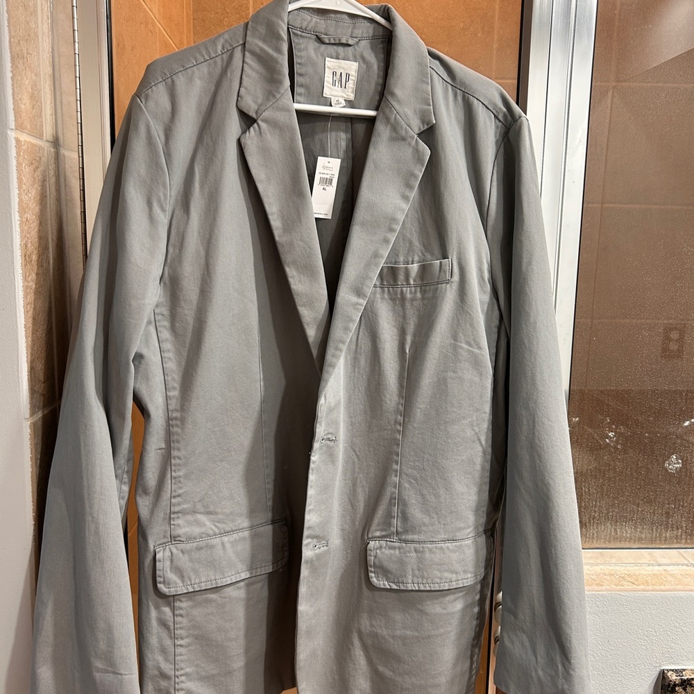 GAP Gray Lightweight Shirt Jacket